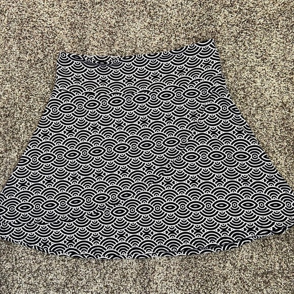 Soybu skirt classic black and white sport reef flirt skirt mock wrap small - Picture 3 of 5